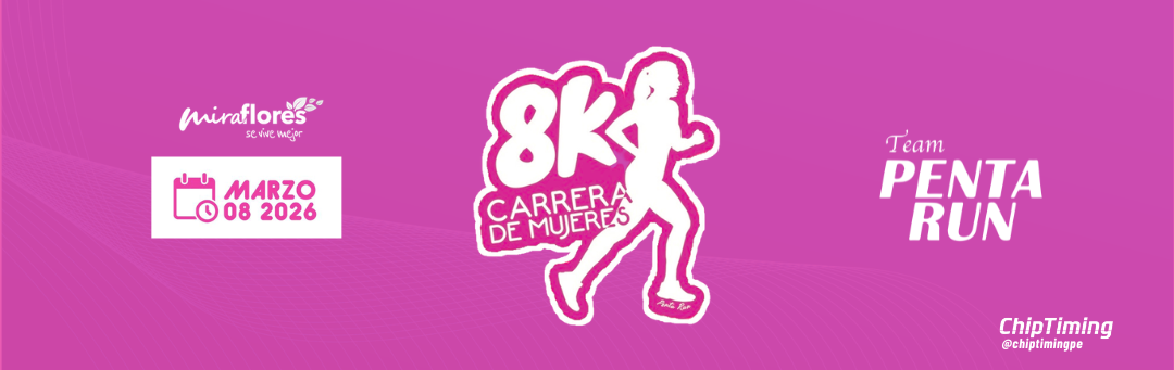 8k CARRERA DE MUJERES 2026